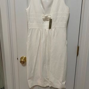 White NWT j crew dress